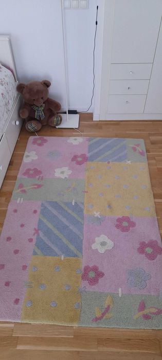 Covor de lana pentru camera fata, 90 x 120 - disponibile 2 buc.