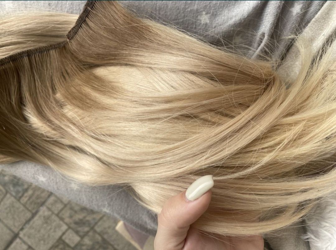 100% eстествена 150 гр, 43 см. На Brilliance Hair Extensions