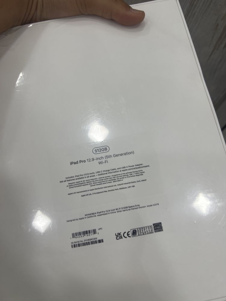 iPad Pro 12.9 M1 512 Wifi 2021
