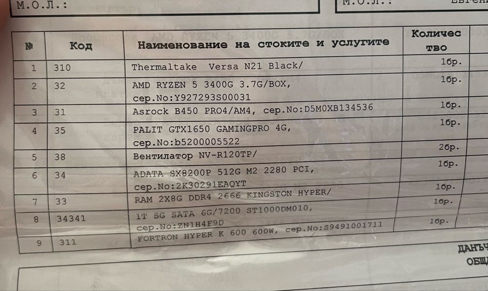 Геймърски компютър в отлично състояние