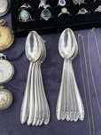 Lingurite din argint set 12