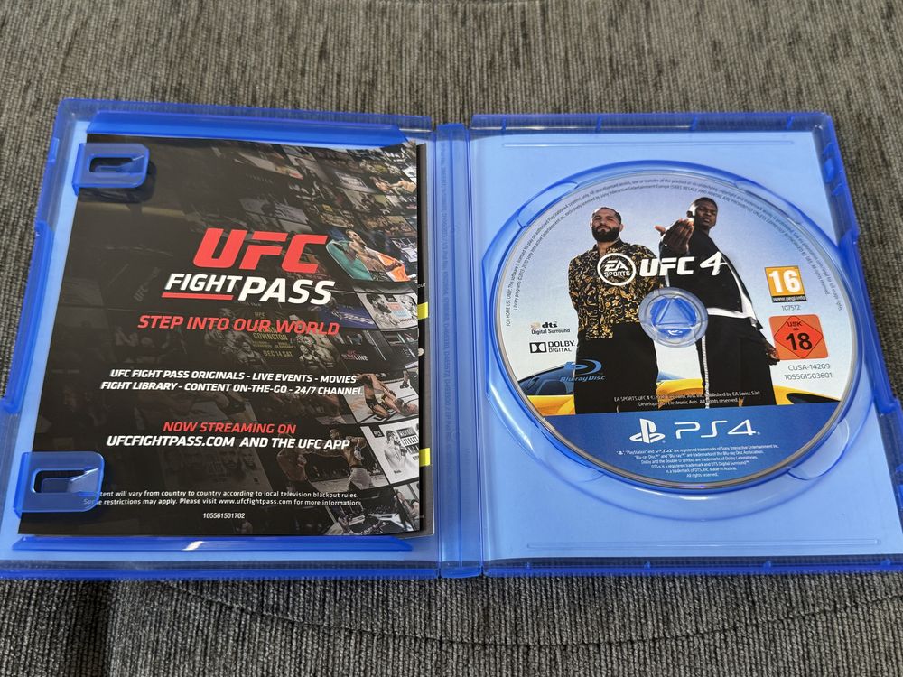 КАТО НОВ UFC 4 EA Sports PS4 / PS 4 play station