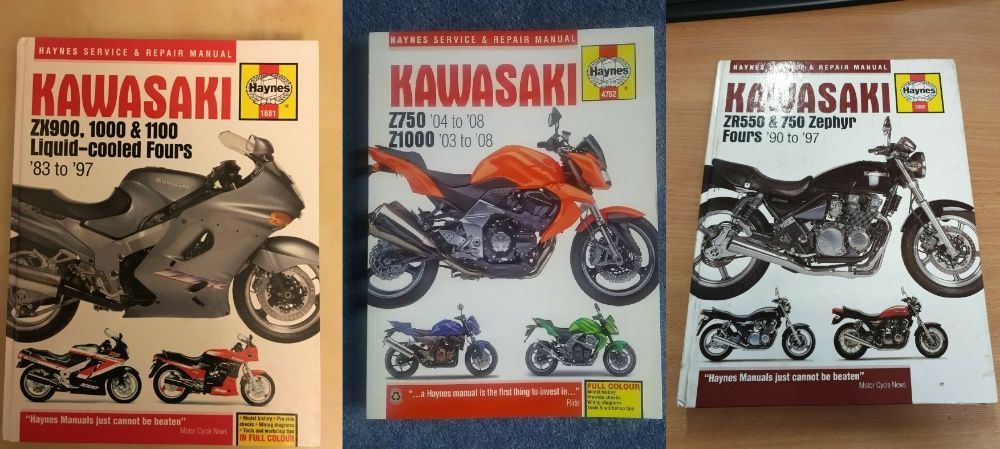 Manuale moto Haynes si Japonia pt. Kawasaki