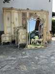 Dormitor stil Baroc Venetian cu flori pictat manual !