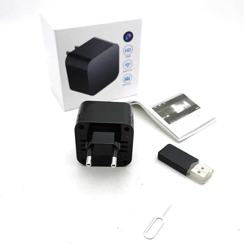 Camera Spion WIFI, USBW-IR Ascunsa in Incarcator USB , Vedere Nocturna