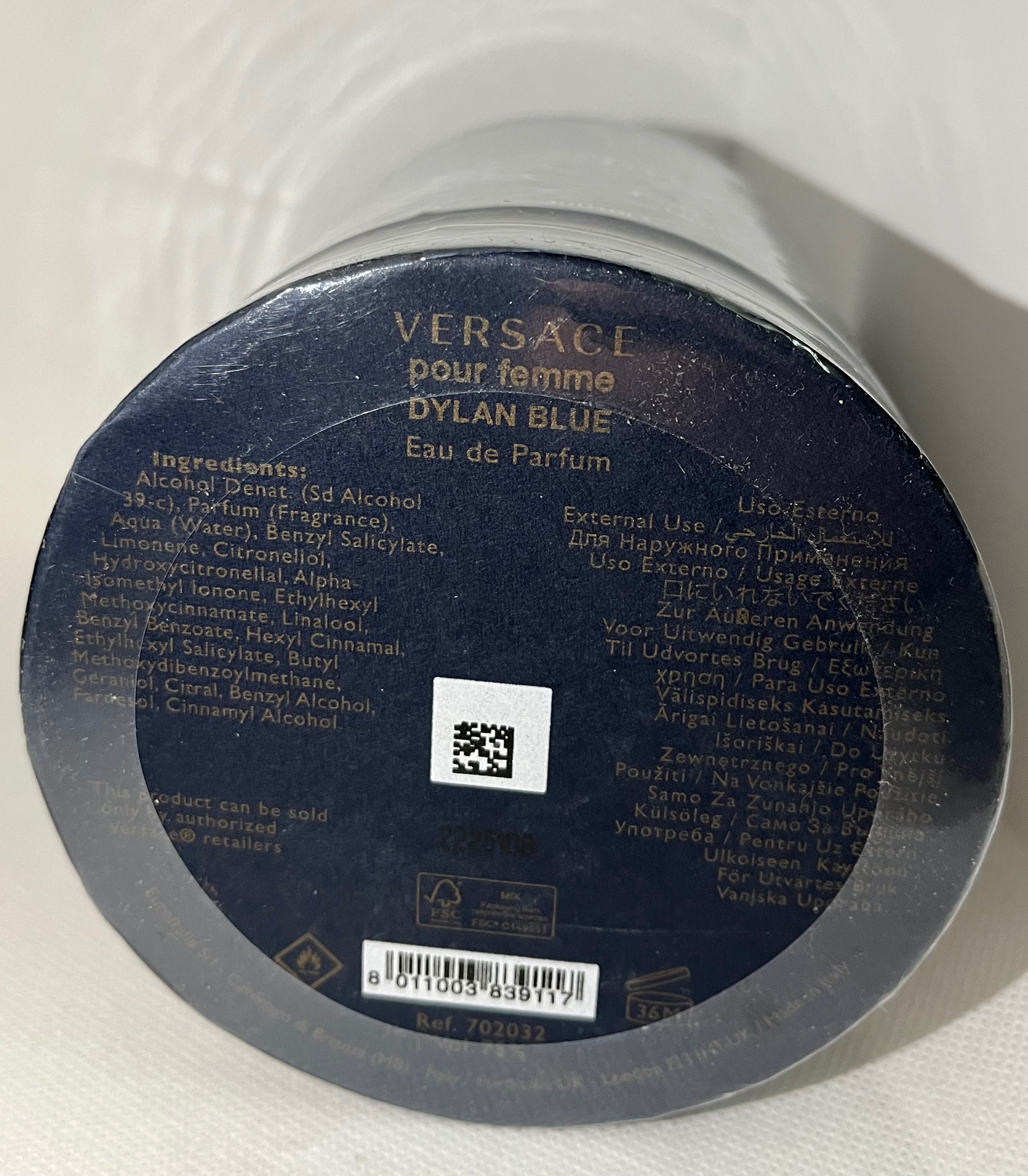 Parfum Versace Dylan Blue Pour Femme 100 ml