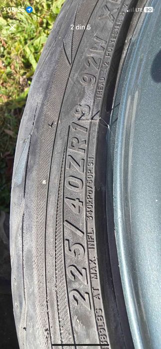 Vând/schimb jante vw R18 cu cauciucuri