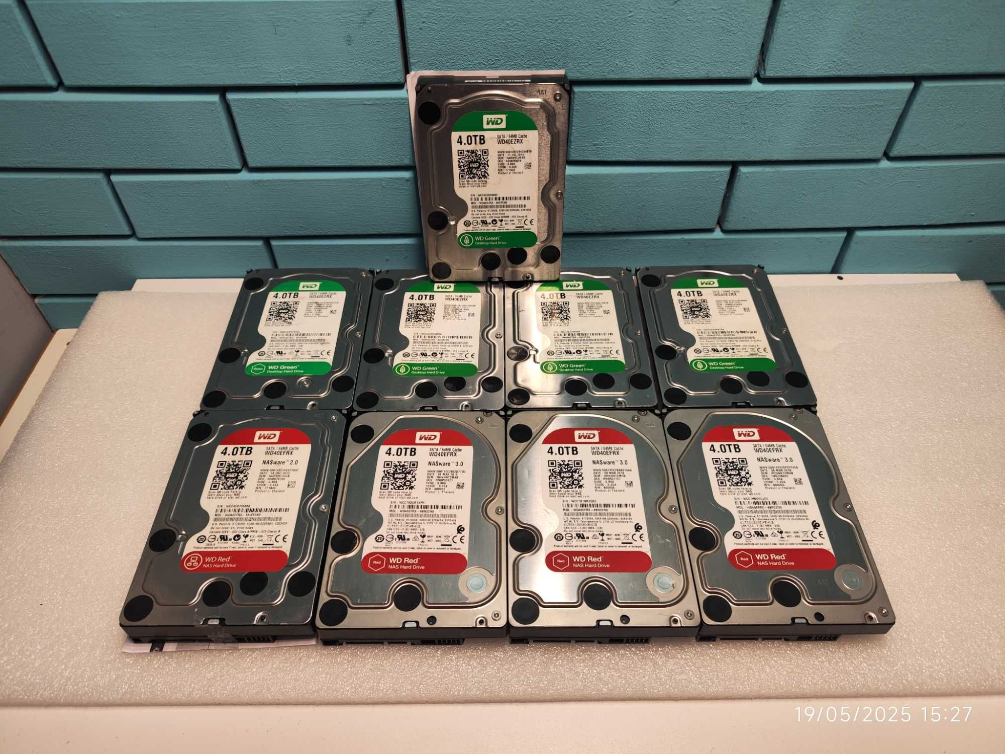WD Green / Red HDD 4TB - Хард диск за компютър / DVR - NVR