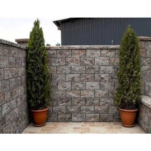 Boltari  gard splitati Gardeo kit portocaliu antracit color mix