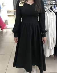 черный платья , размер 44