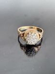 Inel din aur 14 k Rusia si diamante