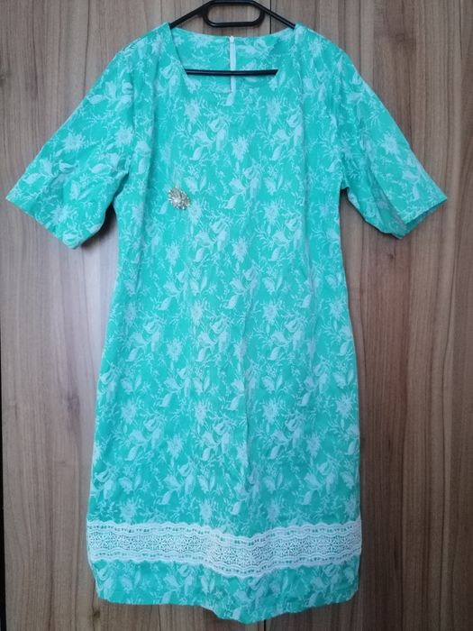 Рокля в цвят мента Л/ХЛ