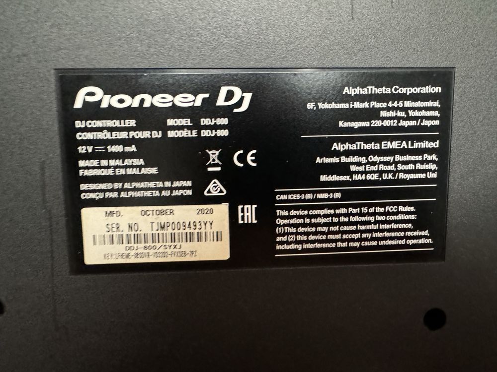 контролер Pioneer dj 800