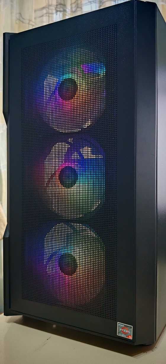Супер Геймърско PC R5 7500F/32Gb/1TB SSD + 2TB HDD/RTX 3070/Гаранция