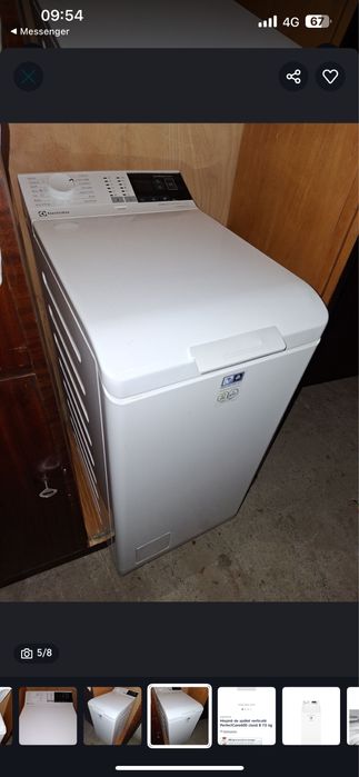 Masina de spalat verticala PerfectCare600 clasa B 7.0 kg inverter