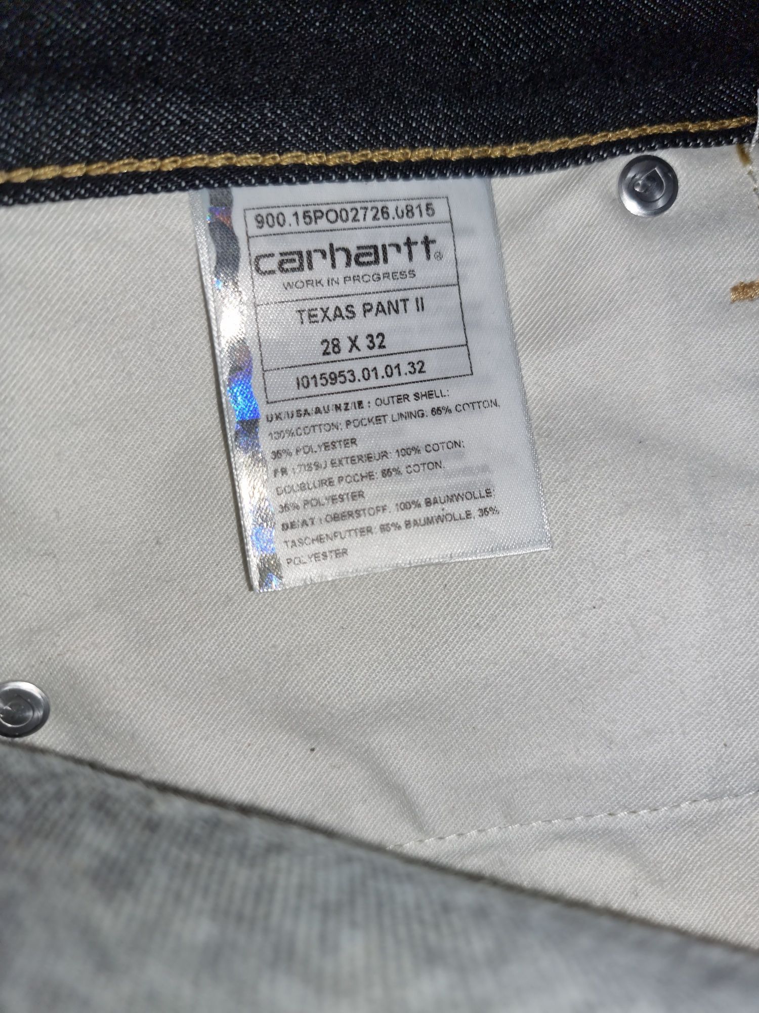 Carhartt дънки, с етикет