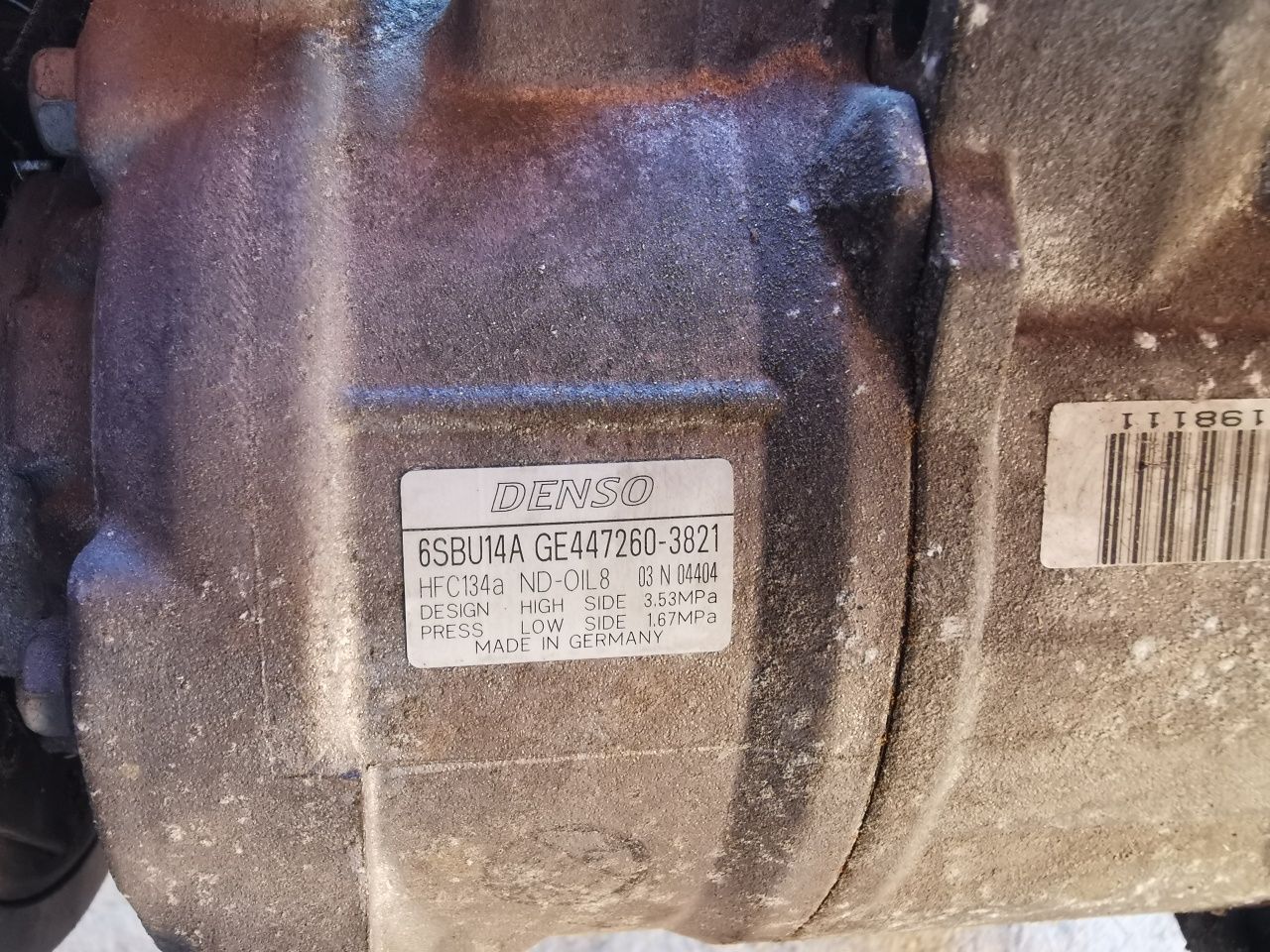 Compresor ac clima 2.0 diesel bmw F10 F11  e90 e91 e92 e93 2011