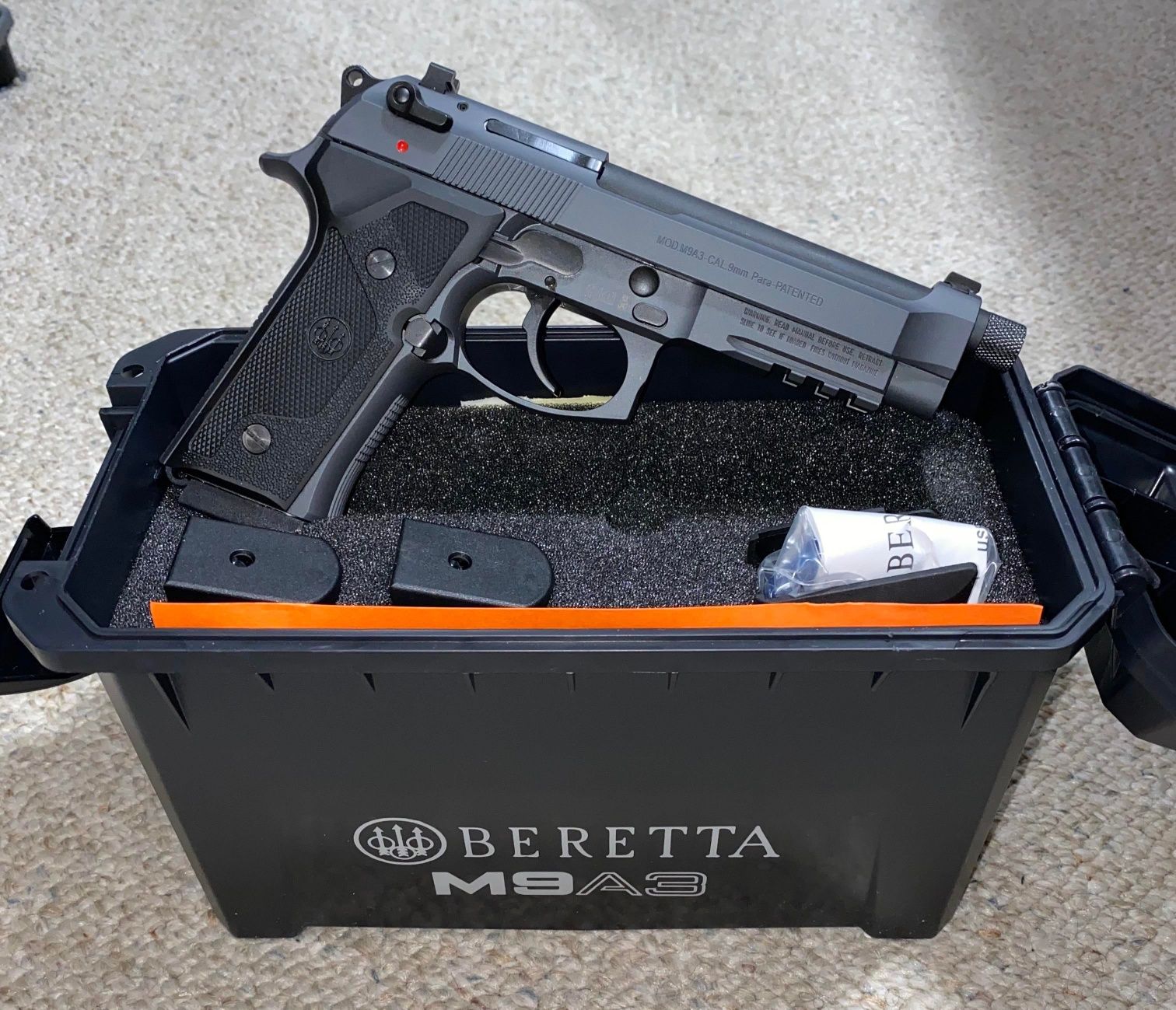 Pistol Beretta m9a3 AIRSOFT FULL METAL
Calibru 6 mm
Încărcătoare : 2