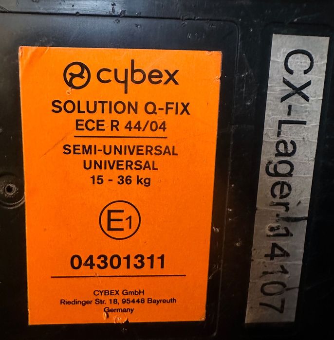 Детско столче за кола Cybex Solution Q-fix Platinum 15-36 кг (3-12 г.)