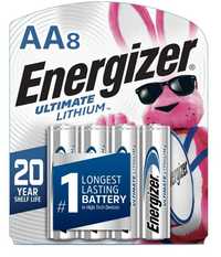 Батарейки Energizer Ultimate Lithium AA (8 шт.) Пальчиковые
