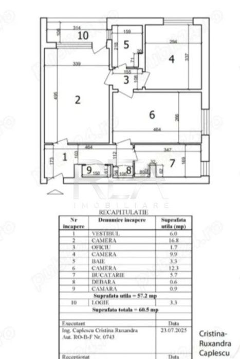 Apartament 3 camere, et 6/10- Favorit, Drumul Taberei