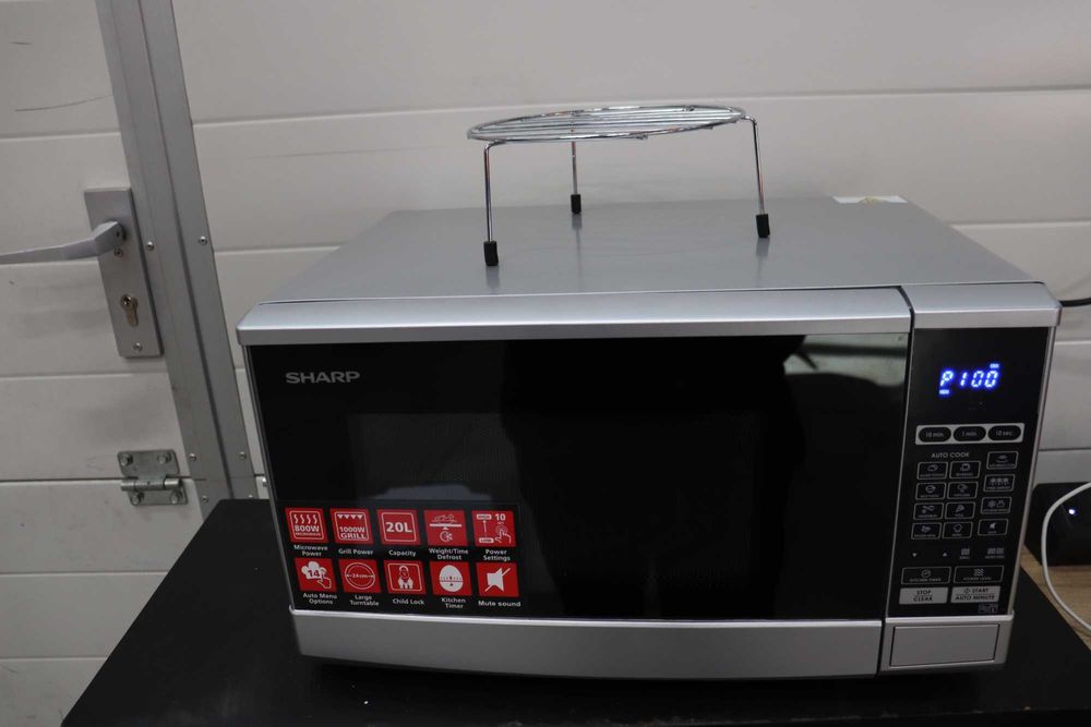 Микровълнова фурна SHARP R670S 2в1, грил, 20л, 800W, 13 програми