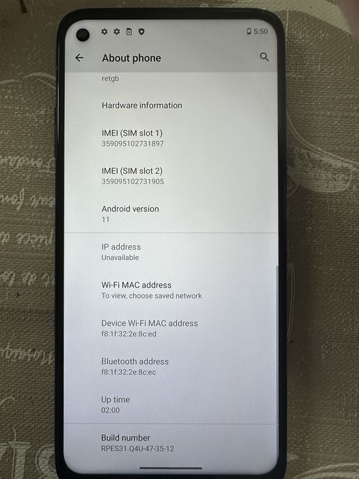Motorola G8 power , 64 gb ,andr 11