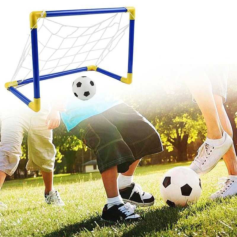 Set fotbal pentru copii,porti,minge si pompa