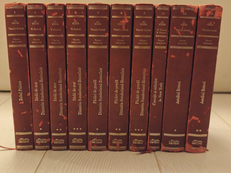 Set Vintila Corbul, Adevărul de lux, 11 vol, Stare Buna