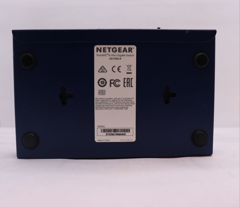 Unmanaged Switch 8 x 1 Gigabit Netgear ProSafe GS108 V4