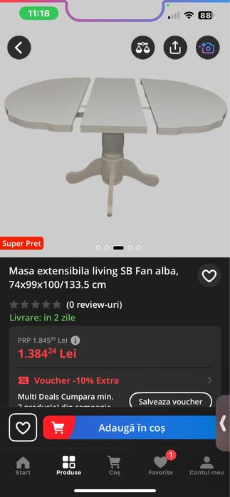 Masa extensibila