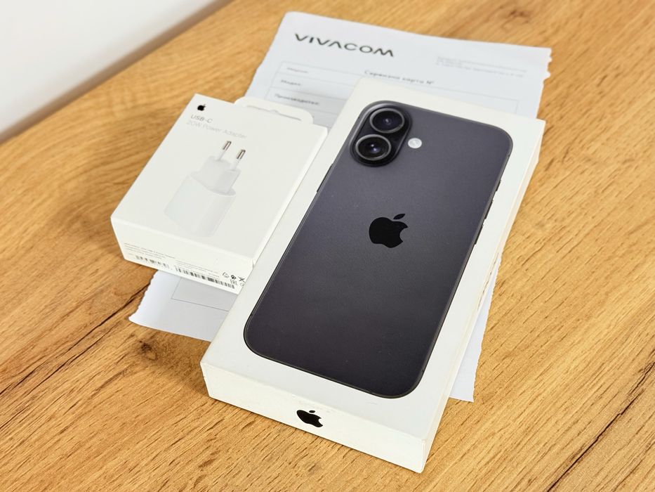 iPhone 16 Vivacom чисто нов!!!