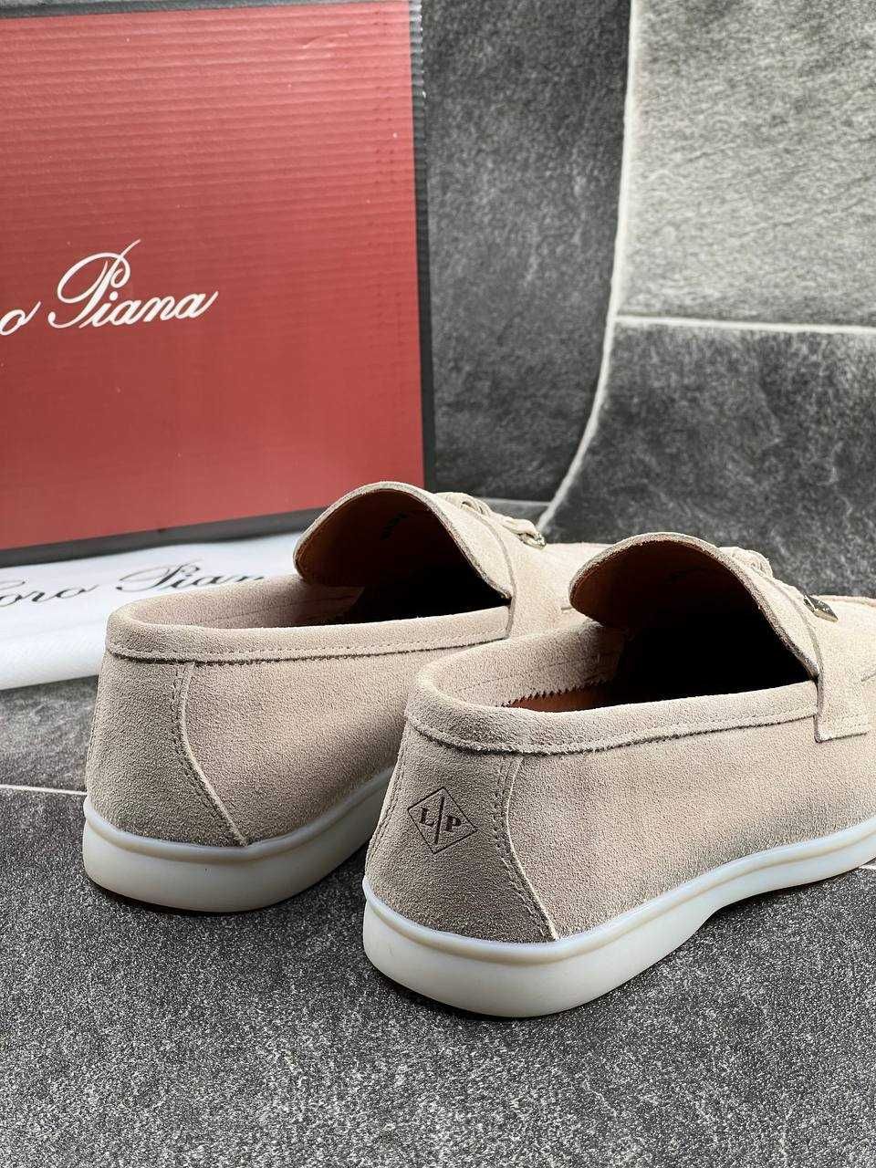 Mocasini dama bej piele