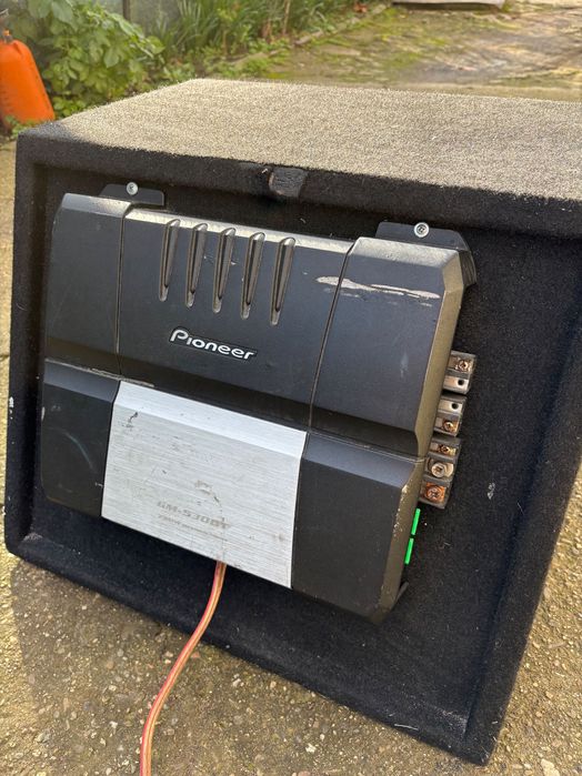 Бас Каса Pioneer Champion TS-W308D4 1200W с усилвател Pioneer 760W