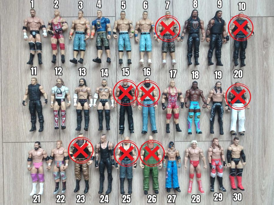 Екшън Фигурки WWE Кеч Pro-Wrestling Action Figures Ambrose Hogan Cena