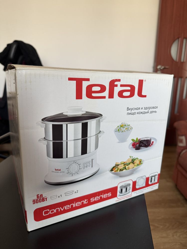 Aparat de gatit cu aburi Tefal VC145130, 900W, 6 L