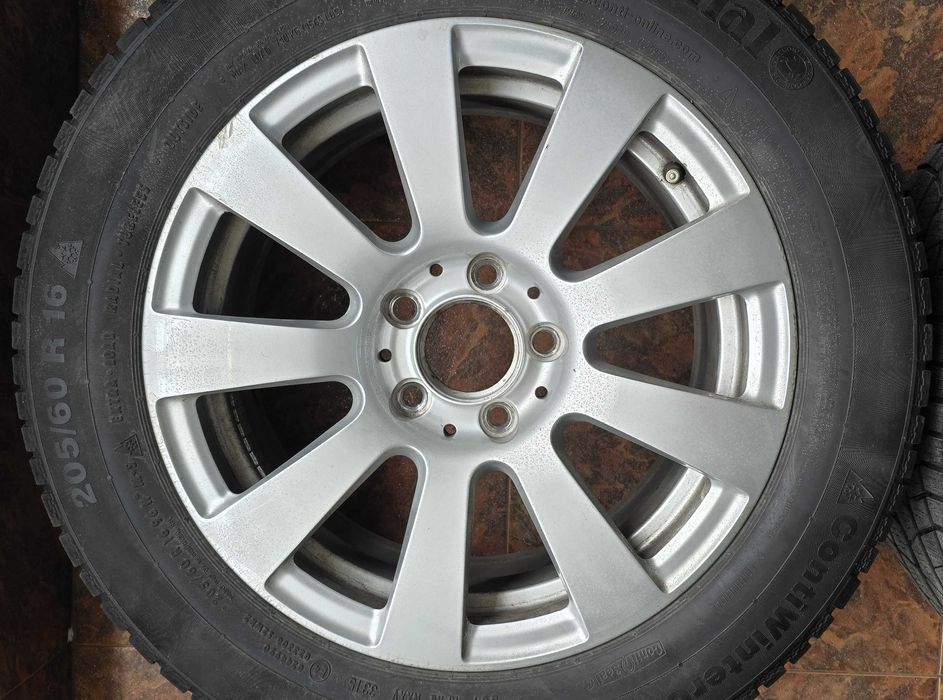 Джанти 16" със зимни гуми за Мерцедес Е класа W212/C класа W204