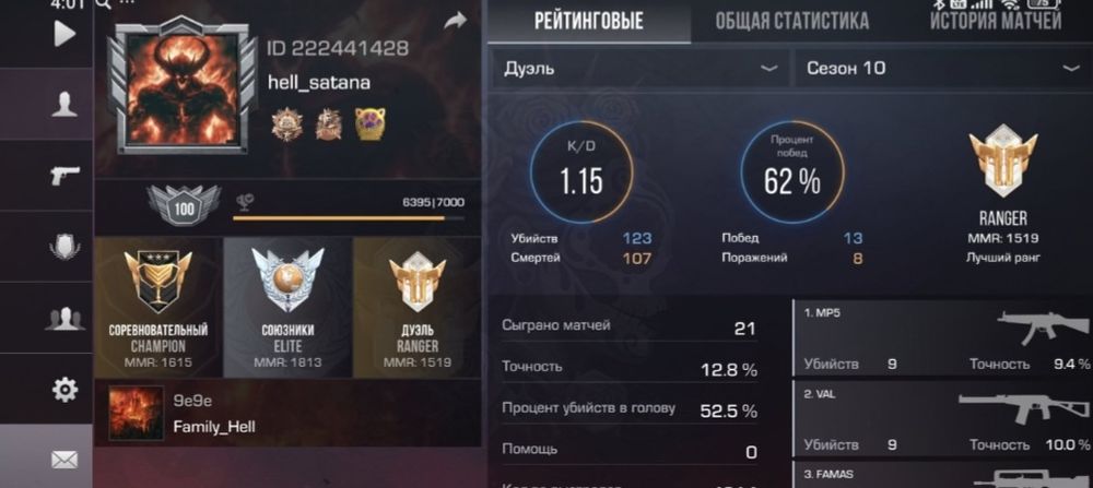 Продам аккаунт в Standoff 2