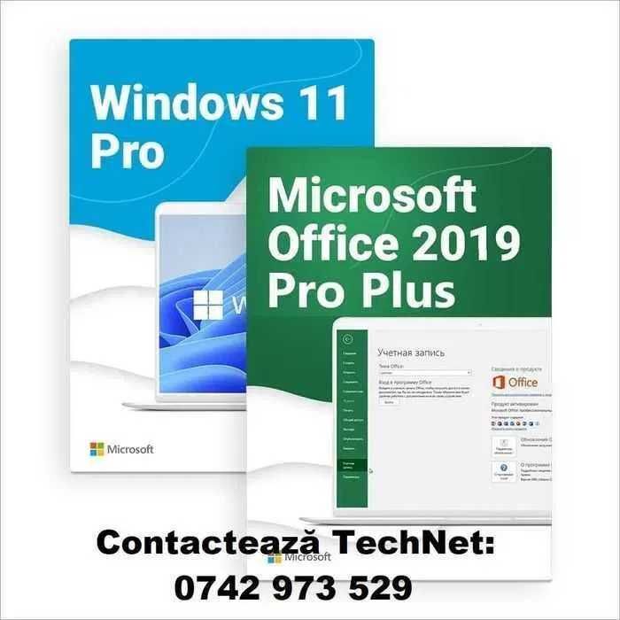 Stick bootabil - WINDOWS 11 PRO + OFFICE 2019 cu licente RETAIL!