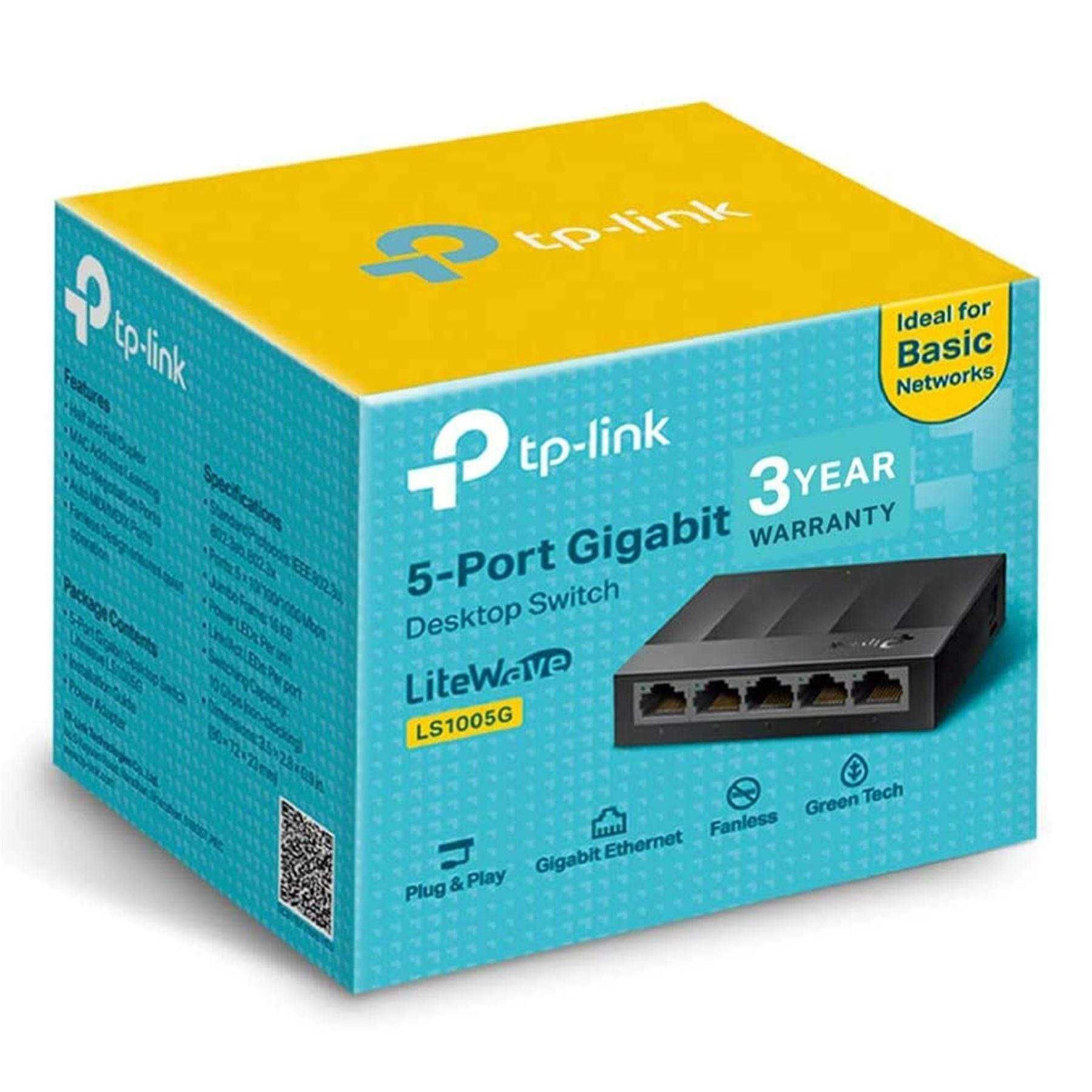 Продам Switch 5 port TP-Link LiteWave LS1005G