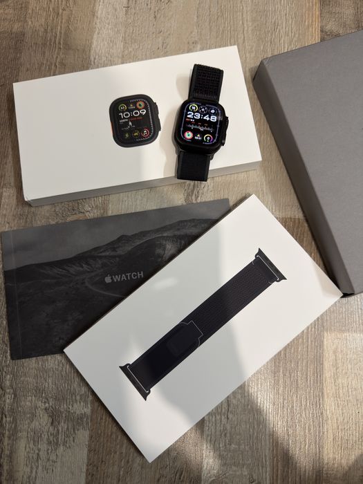 Apple Watch Ultra 2 Black Titanium, GPS+Cellular 49mm, full nox!