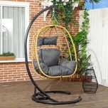 Scaun suspendat Belva Galben