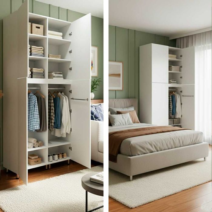 АКЦИЯ... ШКАФ БЕЛЫЙ / OQ SHKAF / Kiyim shkafi / Шкаф для одежды /