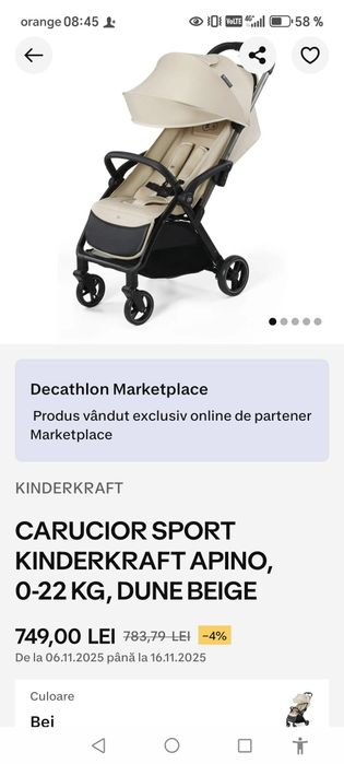 Carucior sport Kinderkraft