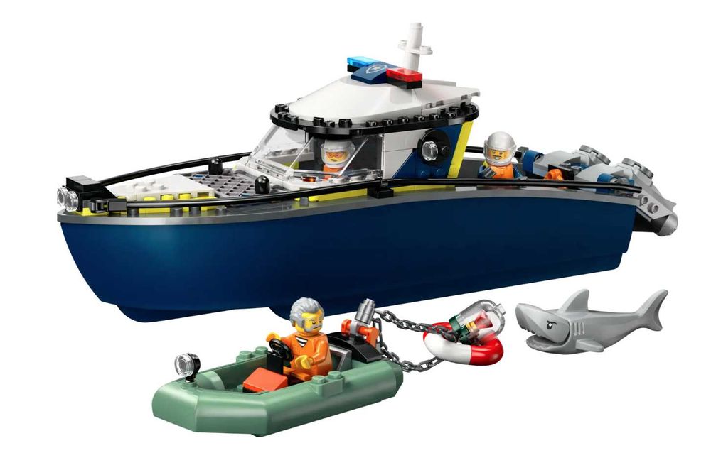 LEGO City Barca de politie 60456, 6+
