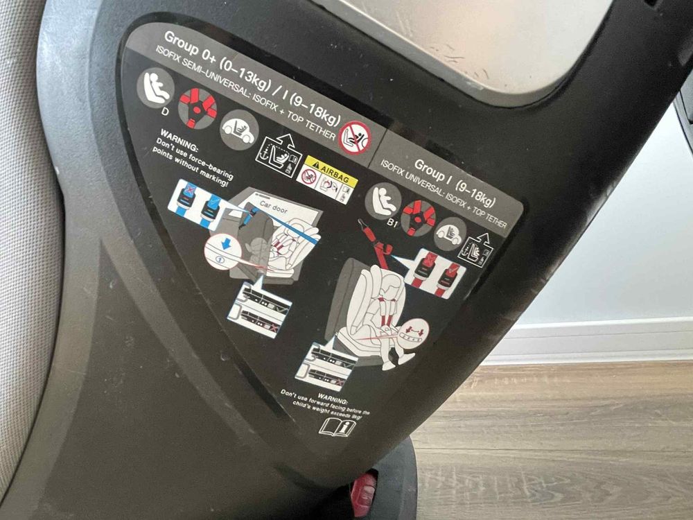 Столчета за кола ISOFIX U-Grow, Въртящи, 0-36 кг