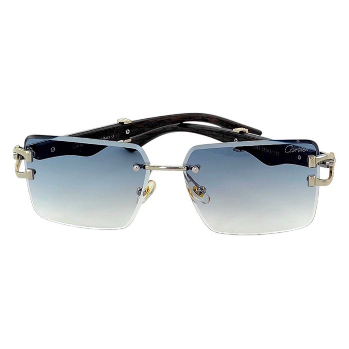 Cartier B PANTH слънчеви очила 2026 – дървена рамка с пантера