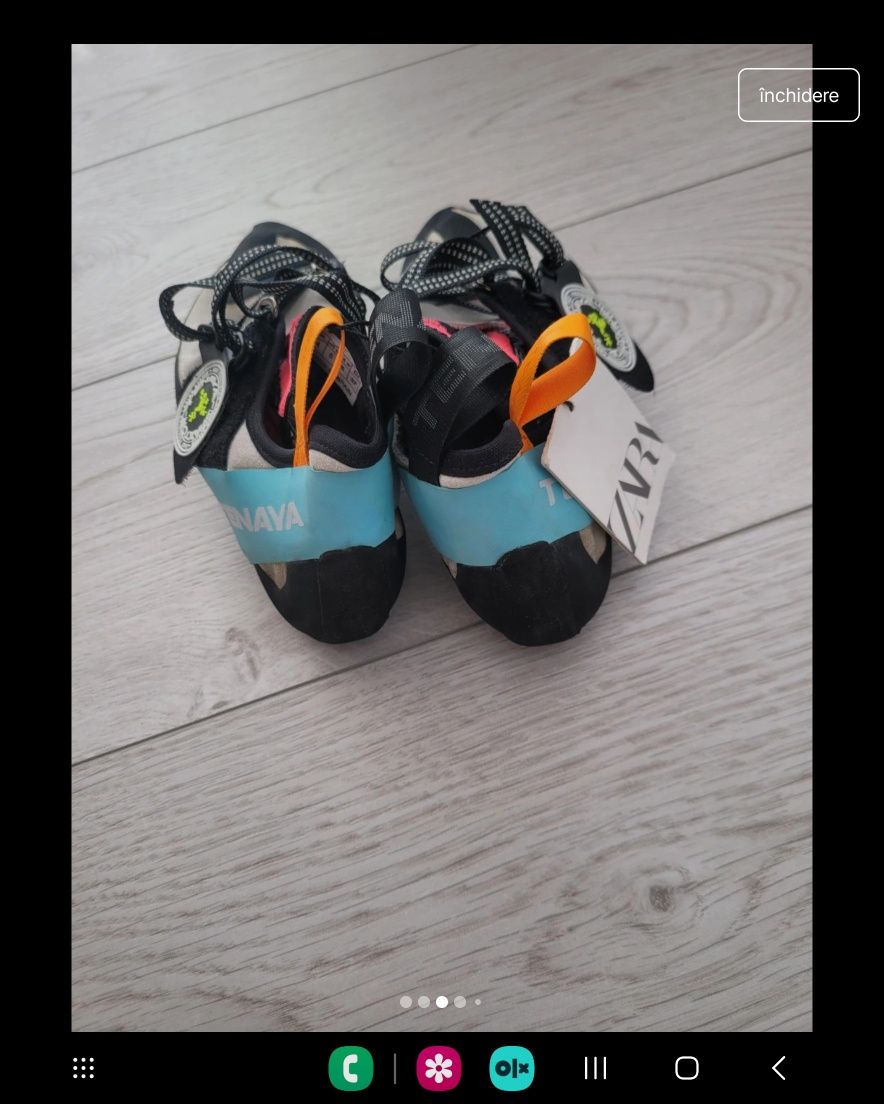 Pantofi de cățărare și alpinism nr 37