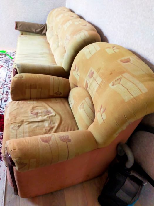 Диван с мини диваном и с креслом