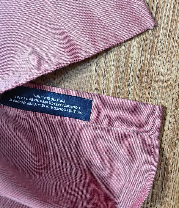 GANT Tech Prep Оригинална мъжка риза Цвят Сьомга Размер XL